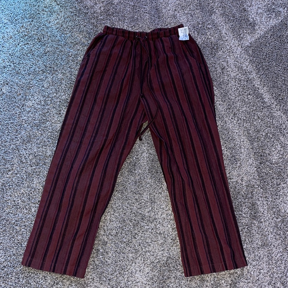 Red Striped Pants from Target XS
